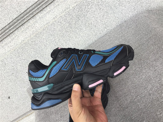 New Balance 9060 Black, Blue & Pink